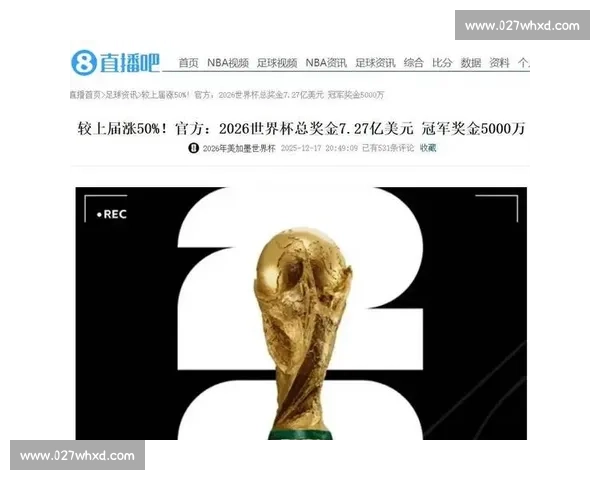 2026世界杯!大数据分析,哪些球队最有可能夺冠